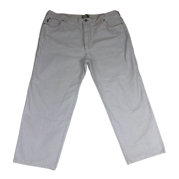 Cabela's Other - Cabelas Mens 48x30 Light Gray Cotton Canvas Work Pants Straight Leg Outdoor Gear